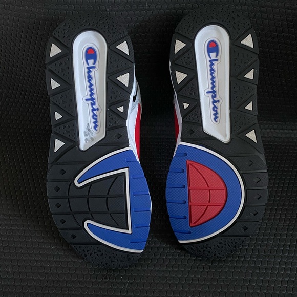 NWOT Champion Red and White Leather Shoes - Picture 3 of 6